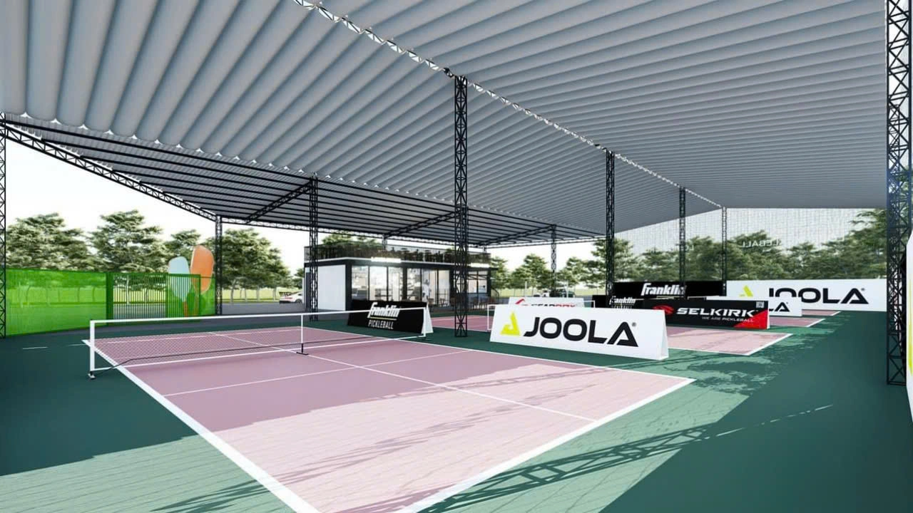 Thi công dự án sân Franklin Pickleball
